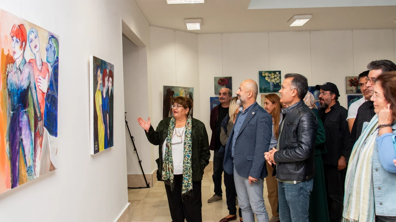 'Personal Painting Exhibition' met with art lovers at Selçuk University